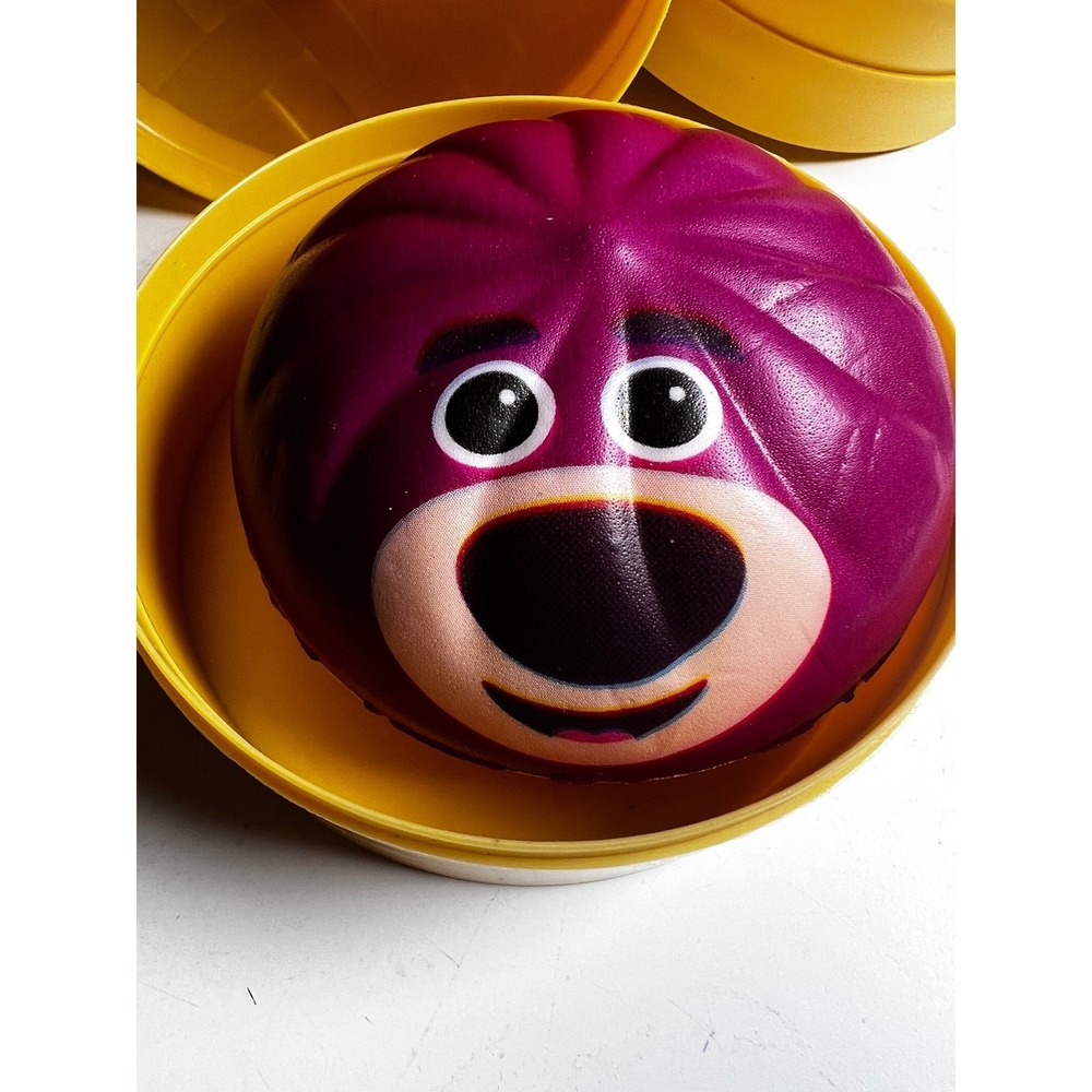 Squishy Bun Small Fidget Toy Purple Lotso Bear Dumpling Sugar Edition Steamer